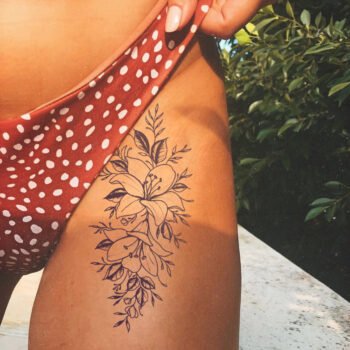 Lily Flower Tattoos